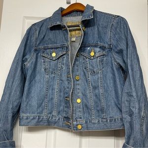 Michael Kors Cropped Jean Jacket